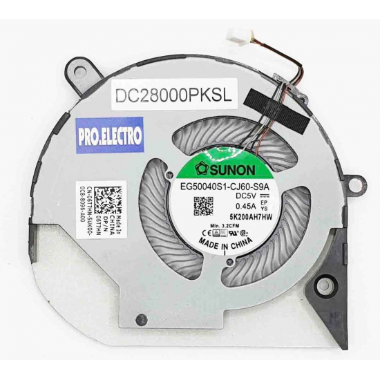 Cooler Laptop, Dell, Latitude 5501, P80F, P80F003, 6T7HN, 06T7HN, EG50040S1-CJ60-S9A, DC28000PKSL, UMA, 5V, 0.45A