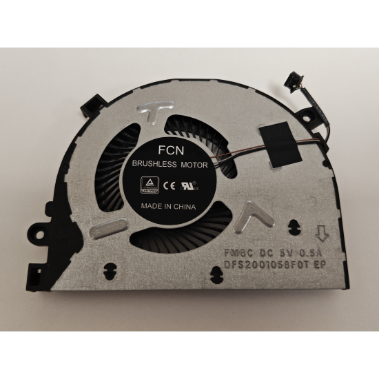 Cooler compatibil Laptop, Lenovo, IdeaPad S340-14API Type 81NB, 5F10S13880, DC28000OYF0, DFS2001058F0T-FM8C, DFS2001059P0T-FLAD, 5V, 0.5A