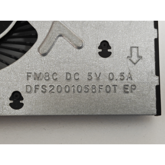 Cooler compatibil Laptop, Lenovo, IdeaPad S340-14API Type 81NB, 5F10S13880, DC28000OYF0, DFS2001058F0T-FM8C, DFS2001059P0T-FLAD, 5V, 0.5A
