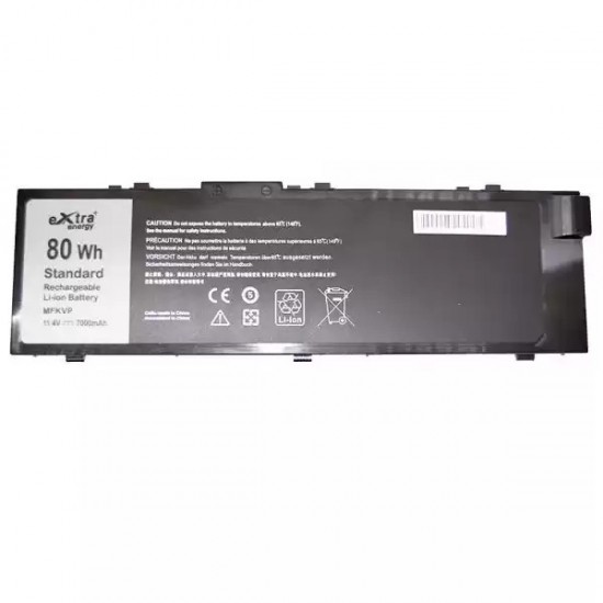 Baterie compatibila Laptop, Dell, Precision 15 7520, P53F, P53F002, MFKVP, 11.4V, 7000mAh, 80Wh