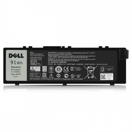 Baterie Laptop, Dell, Precision 17 7720, P29E, P29E002, MFKVP, 11.4V, 7950mAh, 91Wh