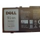 Baterie Laptop, Dell, Precision 17 7720, P29E, P29E002, MFKVP, 11.4V, 7950mAh, 91Wh