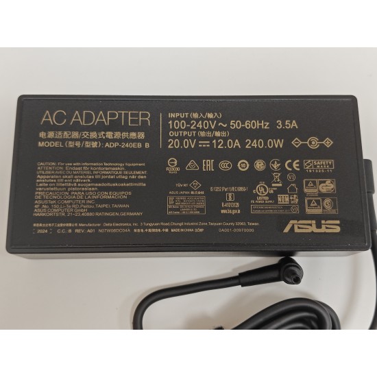 Incarcator Laptop, Asus, ADP-240EB B, 20V, 12A, 240W, mufa 4.5x3.0mm