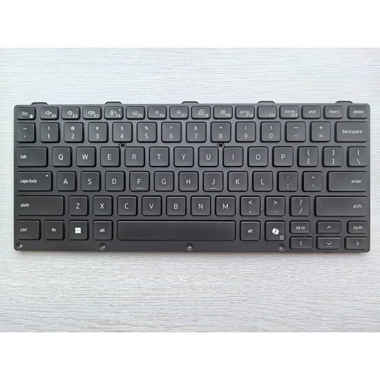 Tastatura Laptop, Dell, Latitude 14 Rugged 5430, P148G, P148G001, 79J43, 079J43, iluminata, neagra, layout US