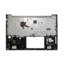 Carcasa superioara cu tastatura palmrest Laptop, HP, ProBook N98507-001, N98507-B31, N98508-001, N99344-001, iluminata, argintie, layout US