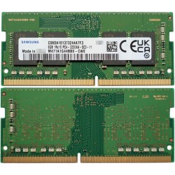 Memorie Ram Laptop Samsung 8GB, DDR4, 1Rx16, PC4-3200AA-SA1-11, 3200Mhz, M471A1G44BB0-CWE, PC4-25600, CL22, 1.2V, Non-ECC, sodimm, 260 pini