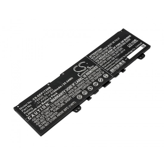 Baterie compatibila Laptop, Dell, Vostro 5370, P87G, P87G001, CS-DEP173NB, F62G0, F62GO, 11.4V, 3100mAh, 35.34Wh