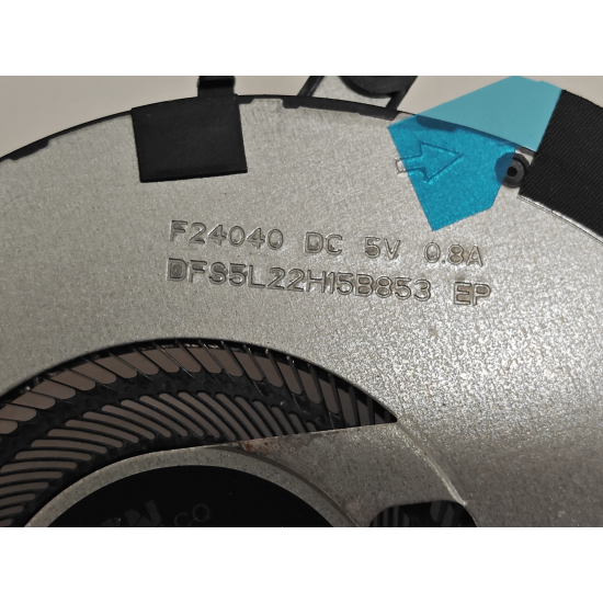 Cooler placa video Laptop Gaming, Asus, ROG Zephyrus G16 GA605K, GA605KH, GA605KM, GA605KP, 13NR0J90M02011, DFS5L22H5B853, F24040, DQ5D587M075 3A, 5V, 0.8A, GPU