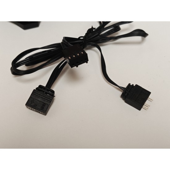 Cooler RGB pentru calculator Desktop PC, MSI, APA1225M12, 120x120x25mm, 500-2500 RPM, 12V, 0.35A