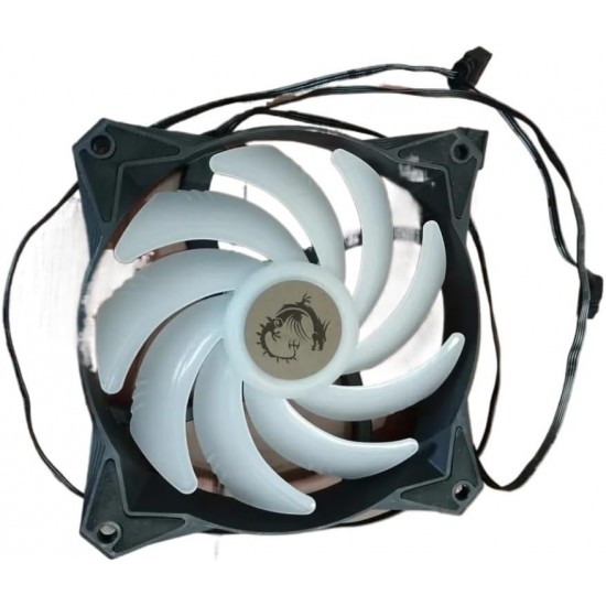 Cooler RGB pentru calculator Desktop PC, MSI, APA1225M12, 120x120x25mm, 500-2500 RPM, 12V, 0.35A