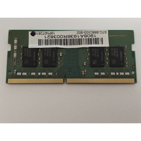 Memorie ram Laptop Samsung, 8GB, DDR4, 2666Mhz, 1Rx8, PC4-2666V, CL19, M471A1K43CB1-CTD, PC4-21300, 1.2V, non-ECC, Unbuffered, SODIMM, 260 pini