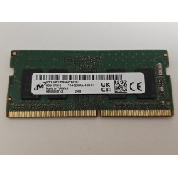 Memorie ram Laptop Micron, 8GB, DDR4, 3200Mhz, 1Rx16, PC4-3200AA, CL22, HTA4ATF1G64HZ-3G2F1, PC4-25600, 1.2V, non-ECC, Unbuffered, SODIMM, 260 pini