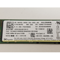 Solid State Drive (SSD) SK Hynix, 512GB, PCIe Gen 4.0 x 4, NVMe M.2, HFS512GEJ9X101N, 7000 MB/s, 4700 MB/s, Laptop/Desktop
