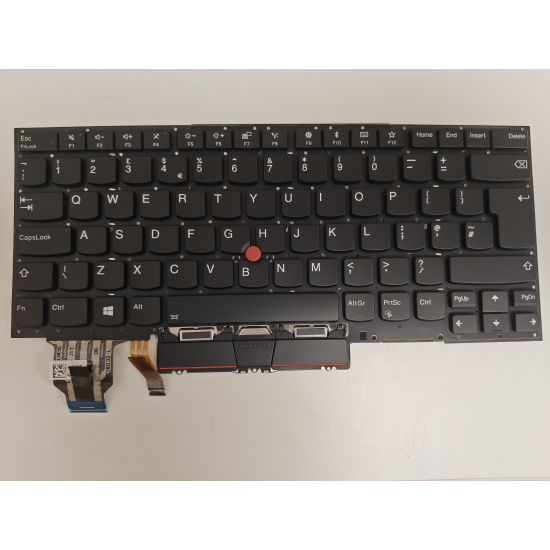 Tastatura Laptop, Lenovo, ThinkPad X1 Carbon 7th Type 20QD, 20QE, 20R1, 20R2, iluminata, layout UK