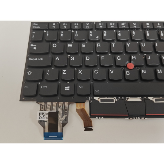 Tastatura Laptop, Lenovo, ThinkPad X1 Carbon 7th Type 20QD, 20QE, 20R1, 20R2, iluminata, layout UK