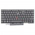 Tastatura Laptop, Lenovo, ThinkPad X1 Yoga 6th Type 20XY, 20Y0, iluminata, gri, layout US
