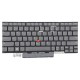 Tastatura Laptop, Lenovo, ThinkPad X1 Yoga 6th Type 20XY, 20Y0, iluminata, gri, layout US