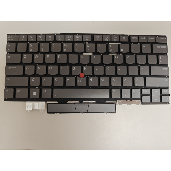 Tastatura Laptop, Lenovo, Thinkpad X1 Carbon 10th Gen Type 21CB, 21CC, iluminata, gri, layout US