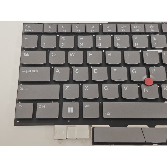 Tastatura Laptop, Lenovo, Thinkpad X1 Carbon 10th Gen Type 21CB, 21CC, iluminata, gri, layout US