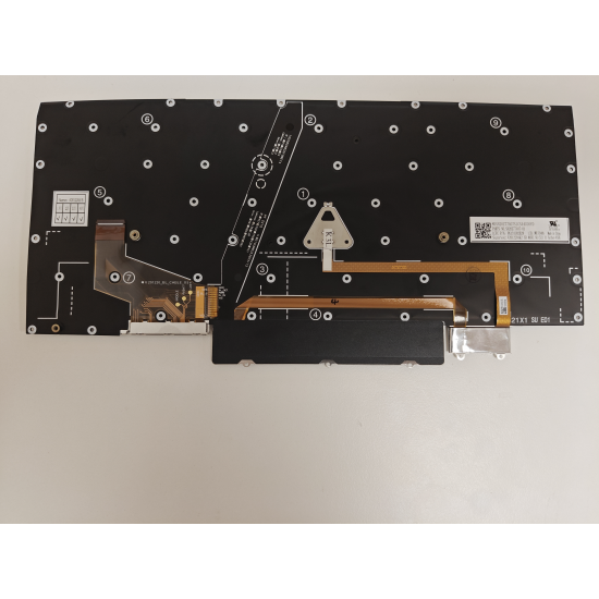 Tastatura Laptop, Lenovo, Thinkpad X1 Carbon 9th Gen Type 20XW, 20XX, iluminata, neagra, layout UK