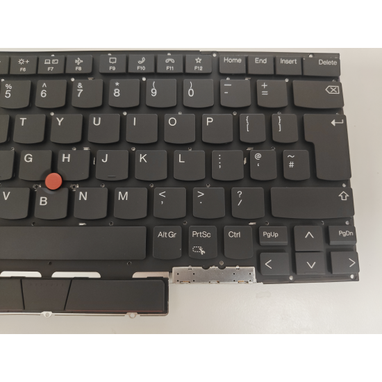 Tastatura Laptop, Lenovo, Thinkpad X1 Carbon 9th Gen Type 20XW, 20XX, iluminata, neagra, layout UK
