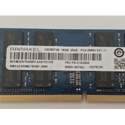 Memorie Ram Laptop Kigston, 16GB, DDR4, 2Rx8, PC4-2666V, 2666Mhz, RMSA3300ME78HBF-2666, PC4-21300, CL19, 1.2V, non-ECC, sodimm, 260 pini