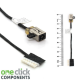 Mufa alimentare Laptop, Dell, Inspiron 17 3780, P35E, P35E004, 228R6, 0228R6, DC301012300, DAL20 DC IN CABLE, 11 cm