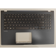 Carcasa superioara cu tastatura palmrest Laptop, Asus, VivoBook 15 S509F, S509FA, 90NB0P55-R31US0, X509DA-1K, 13NB0QE5P03016-3, 13N1-AHA0L01, 13NB0MZ0M06X11, albastru inchis, layout US