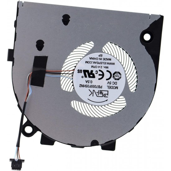 Cooler Laptop 2-in-1, Dell, Inspiron 7300, P125G, P125G001, 9NRGK, 09NRGK, DFS150305A80T-FMCP, 023100JF.0021,  PB7055F05HN2, 023100JF.0021, EG50040S1-CK50-S9A, 023.100JF.0011, 5V, 0.5A