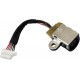 Mufa alimentare Laptop, HP, Folio 9480, 9480M, 702875-001, 695542-FD1, 65W, 6 pini, 6cm