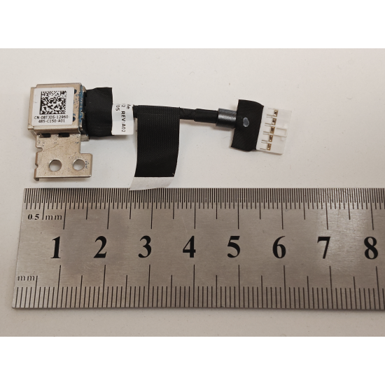 Mufa alimentare Laptop, Dell, Latitude 11 3150, P21T, P21T001, 8TJD5, 08TJD5, 450.2106.1001, Plano DCIN Cable, 6cm