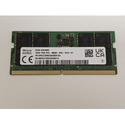 Memorie Ram Laptop SK Hynix 16GB, DDR5, 1Rx8, PC5-4800B-SA0-1010-XT, 4800Mhz, HMCG78MEBSA092N BA, PC5-38400, CL40, 1,1V, Non-ECC, sodimm, 262 pini
