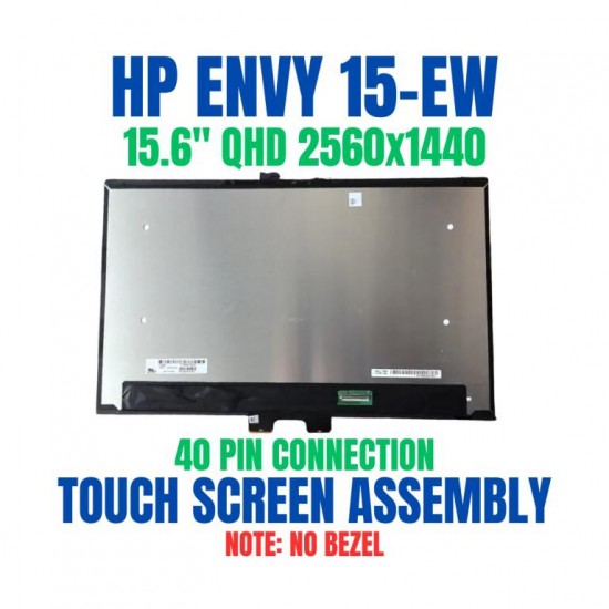 Ansamblu Display Laptop, HP, Envy X360 15-EY, 15Z-EY, TPN-C158, N10355-001, M93271-AA1, LP156QHG(SP)(P1), LP156QHG-SPP1 15.6 inch, QHD, 2560x1440, cu touchscreen, 40 pini
