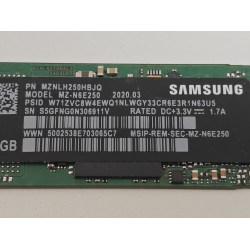 Solid State Drive (SSD) Samsung 860 EVO, 250GB, M.2 Sata, 2280, MZNLH250HBJQ, 550MB/s, 520MB/s, SH
