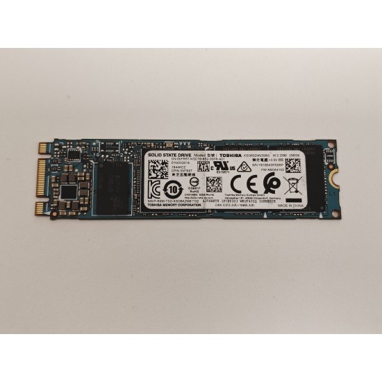 Solid State Drive (SSD) Toshiba, 256GB, M.2 Sata, 2280, KSG60ZMV256G, 550MB/s, 340MB/s, SH