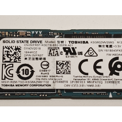 Solid State Drive (SSD) Toshiba, 256GB, M.2 Sata, 2280, KSG60ZMV256G, 550MB/s, 340MB/s, SH