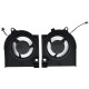 Set coolere Laptop Gaming, Dell, G15 5515, P105F, P105F003, DFSCK22115181T-FNCV, DFSCK221051820-FNCW, 12V, 1A