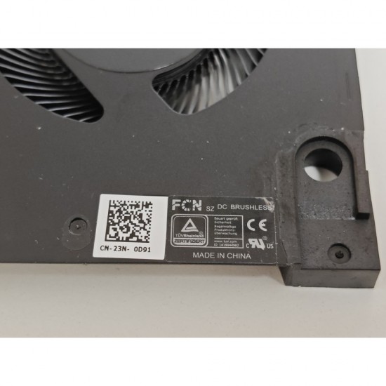 Set coolere Laptop Gaming, Dell, G15 5515, P105F, P105F003, DFSCK22115181T-FNCV, DFSCK221051820-FNCW, 12V, 1A