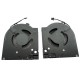 Set coolere Laptop Gaming, Dell, G15 5515, P105F, P105F003, DFSCK22115181T-FNCV, DFSCK221051820-FNCW, 12V, 1A