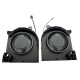 Set coolere Laptop Gaming, Dell, G15 5515, P105F, P105F003, DFSCK22115181T-FNCV, DFSCK221051820-FNCW, 12V, 1A