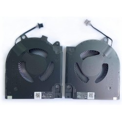 Set coolere Laptop Gaming, Dell, G15 5515, P105F, P105F003, DFSCK22105182Q-FN9R, DFSCK22115181T-FN9S, 12V, 1A