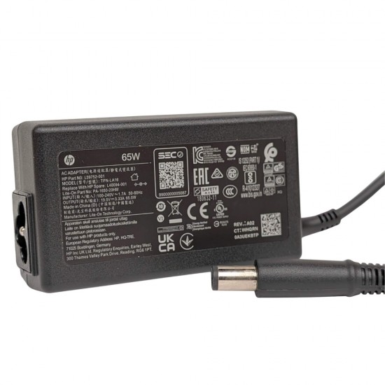 Incarcator Laptop, HP, TPN-LA16, PA-1650-39HC, L39752-001, L40094-001, 19.5V, 3.33A, 65W, mufa 7.4x5.0mm, refurbished