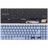 Tastatura Laptop, Asus, VivoBook S15 M5506U, M5506UA, iluminata, Mist Blue, layout US