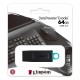 Stick USB Kingston Datatraveler Exodia 64GB, USB 3.2 Gen 1, DTX/64GB, Memorie externa Flash Drive