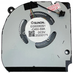 Cooler procesor Laptop, Dell, G7 15 7500, P100F, P100F001, 0XPY2, 00XPY2, 8PR40, 08PR40, MG75080V1-C010-S9A, DFS5K22305283M-FMHX, pentru Nvidia GTX 1660, RTX 2060, RTX 2070, 5V, 0.41A, CPU