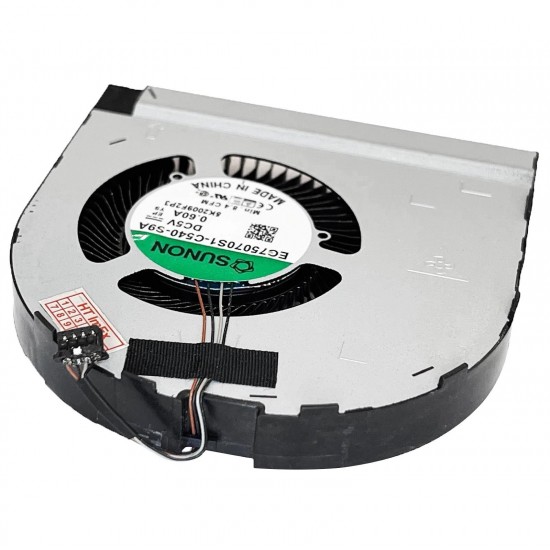 Cooler procesor Laptop, Dell, Precision 7550, P74F, P74F002, CD6WC, 0CD6WC, EG75070S1-C540-S9A, DC28000QRSL, 5V, 0.60A, CPU
