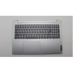 Carcasa superioara cu tastatura palmrest Laptop, Lenovo, IdeaPad Slim 5 16IAH8 Type 83BG, 5CB1L50472, AM7J000501, AM7J0000410, ET7J0000300, ET7J0000G00, iluminata, Clould Grey, layout US