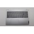 Carcasa superioara cu tastatura palmrest Laptop, Lenovo, IdeaPad Slim 5 16IAH8 Type 83BG, 5CB1L50472, AM7J000501, AM7J0000410, ET7J0000300, ET7J0000G00, iluminata, Clould Grey, layout US