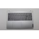 Carcasa superioara cu tastatura palmrest Laptop, Lenovo, IdeaPad Slim 5 16IAH8 Type 83BG, 5CB1L50472, AM7J000501, AM7J0000410, ET7J0000300, ET7J0000G00, iluminata, Clould Grey, layout US