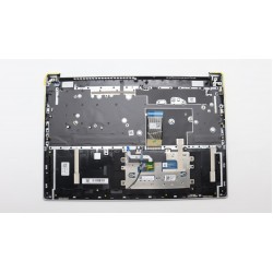 Carcasa superioara cu tastatura palmrest Laptop, Lenovo, IdeaPad Slim 5 16IRL8 Type 82XF, 5CB1L50472, AM7J000501, AM7J0000410, ET7J0000300, ET7J0000G00, iluminata, Clould Grey, layout US